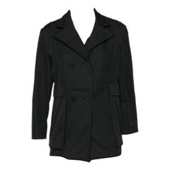 Giacca doppiopetto Marni in lana e cotone blu navy L.L.A.