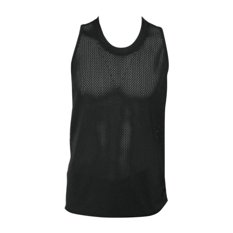 Fear of God Camiseta negra de punto perforado sin mangas S en venta
