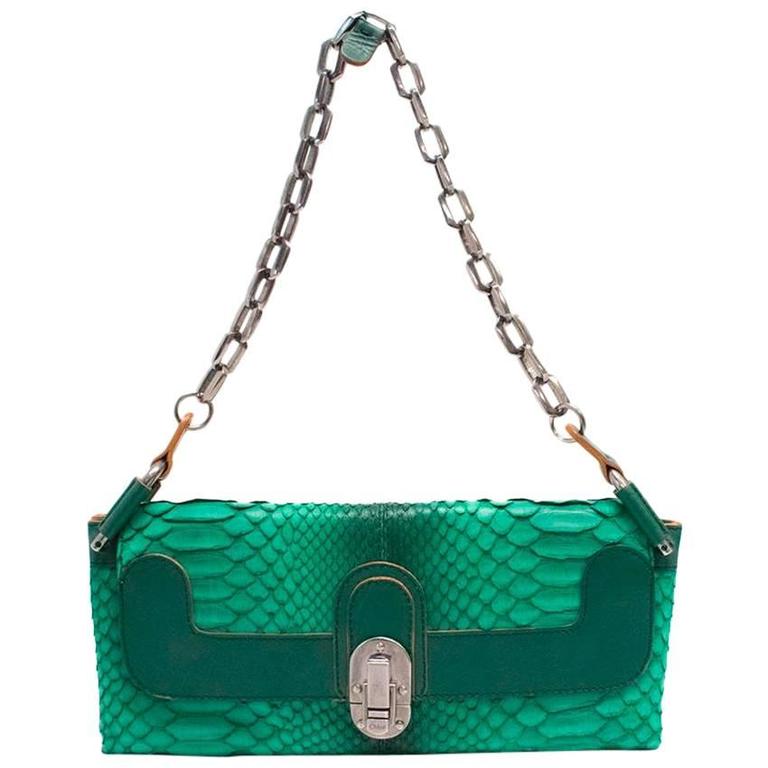 Chloe Green Python Envelope Bag For Sale at 1stDibs | chloe envelope ...
