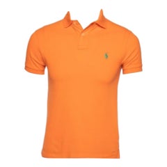 Used Polo Ralph Lauren Orange Cotton Piqué Polo T-Shirt S