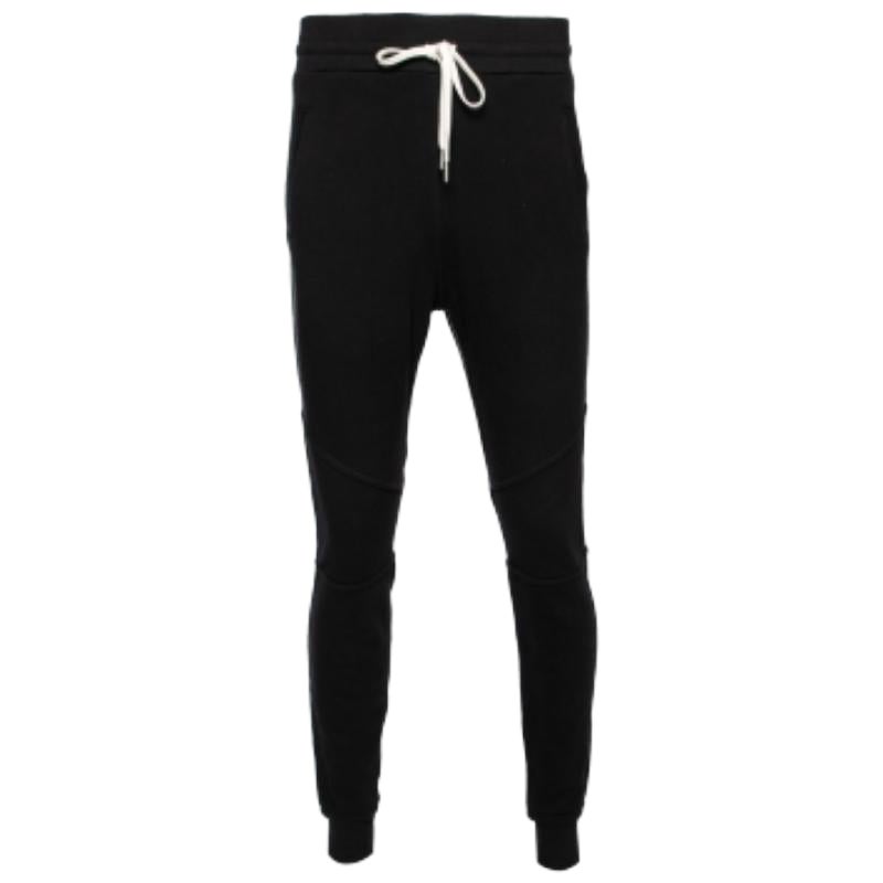 John Elliott Black Cotton Escobar Slim Fit Joggers M. in vendita