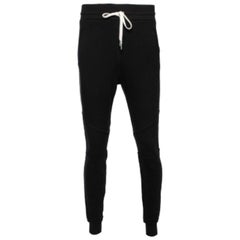 John Elliott Black Cotton Escobar Slim Fit Joggers M.