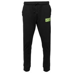 Fendi Black Jersey Logo Printed Trackpants L