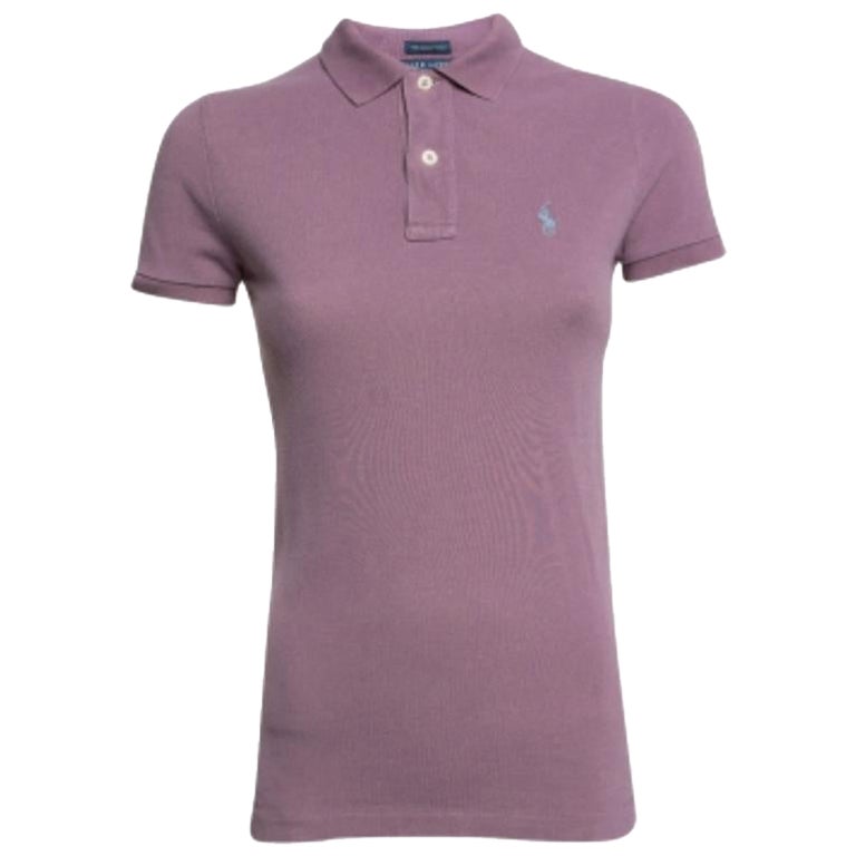 Polo Ralph Lauren Lilac Cotton Pique Skinny Fit T S