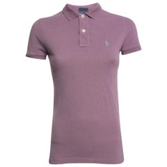 Polo Ralph Lauren Lilac Cotton Pique Skinny Fit T S