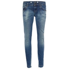 Vaqueros D&G índigo desgastados Pretty Skinny Jeans M