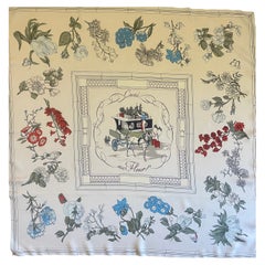 Hermès Scarf "Quai Aux Fleurs" 1952