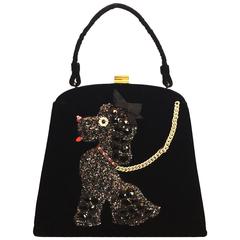 Mid Century Poodle Purse Handbag designed by Soure New York