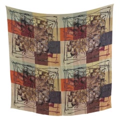 Hermès ‘Brides Rebelles’ XL Silk Scarf 140cm Shawl by Benoît-Pierre Emery