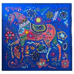 Hermès Cashmere Scarf "En Attendant Ulysse"