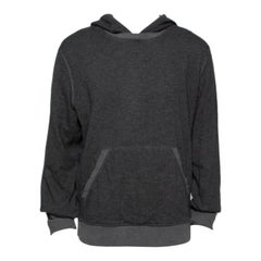 Boss By Hugo Boss Grey Wool Long Sleeve Hoodie XXL