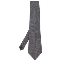Boss By Hugo Boss Monochrome Jacquard-Seidenkrawatte