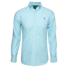 Polo Ralph Lauren Camicia a maniche lunghe in cotone blu S