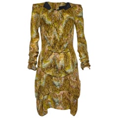 Mehrfarbig bedrucktes Seidenkleid von Peter Pilotto S