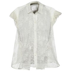 S.S. White - Top con pannelli in pizzo e cotone - S.S. White - Top con pannelli in pizzo e cotone - S.S. White - S.S. White - S.S. White - S.S. White - S.S. White - S.S. White - S.S. White - S.S. White - S.S.