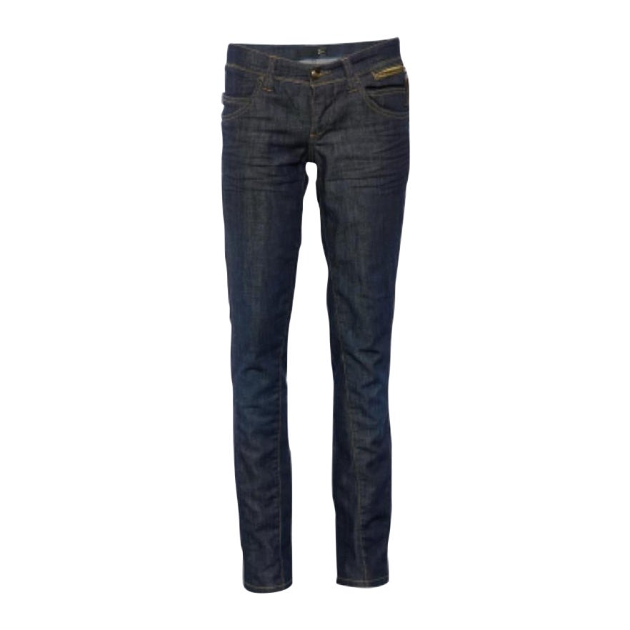 Just Cavalli Vaqueros azul marino de pierna estrecha M Cintura 34