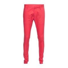 Dsquared2 Coral Pink Cotton Trousers M