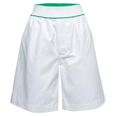 Bottega Veneta Bermuda en coton blanc M.