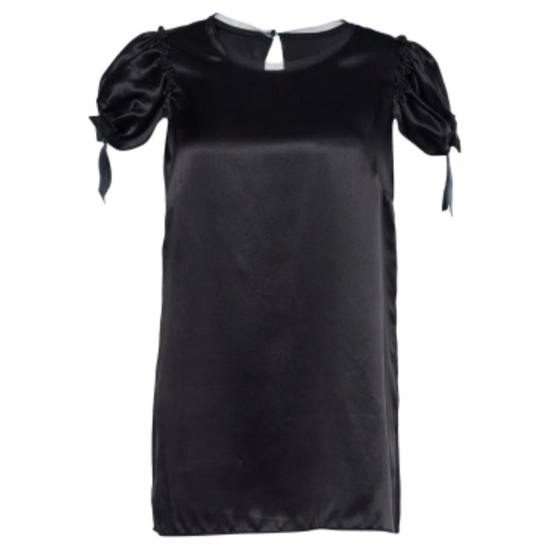Dolce & Gabbana Top in seta nero M
