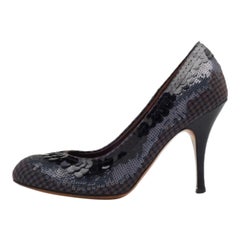 Etro Multicolor Sequins And Fabric Pumps Size 37.5