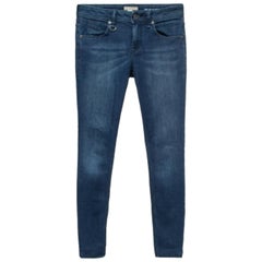 Burberry Brit Blau Denim Westbourne Skinny Knöchel Jeans S Taille 28"