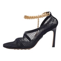 Bottega Veneta - Escarpins en cuir et maille extensible - Taille 37