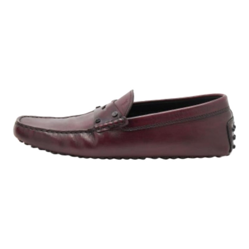 Mocassini Tod's in pelle borgogna taglia 41,5