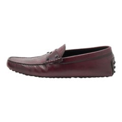 Mocassini Tod's in pelle borgogna taglia 41,5
