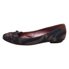 Missoni - Ballerines multicolores en tissu lurex - Taille 40,5