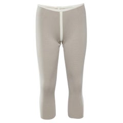 Marni Beige Cotton Knit Capri Pants S
