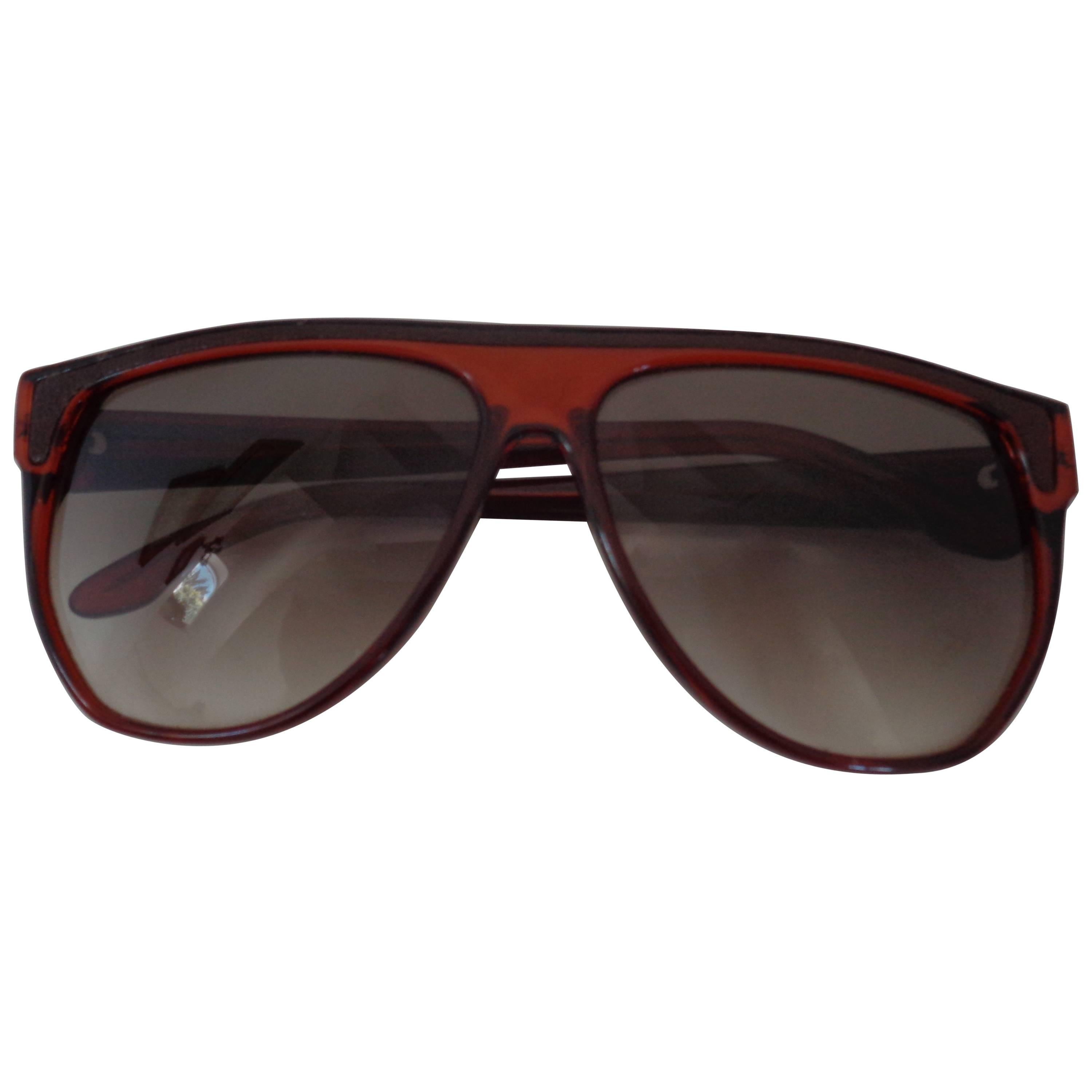 Trussardi Brown Sunglasses For Sale