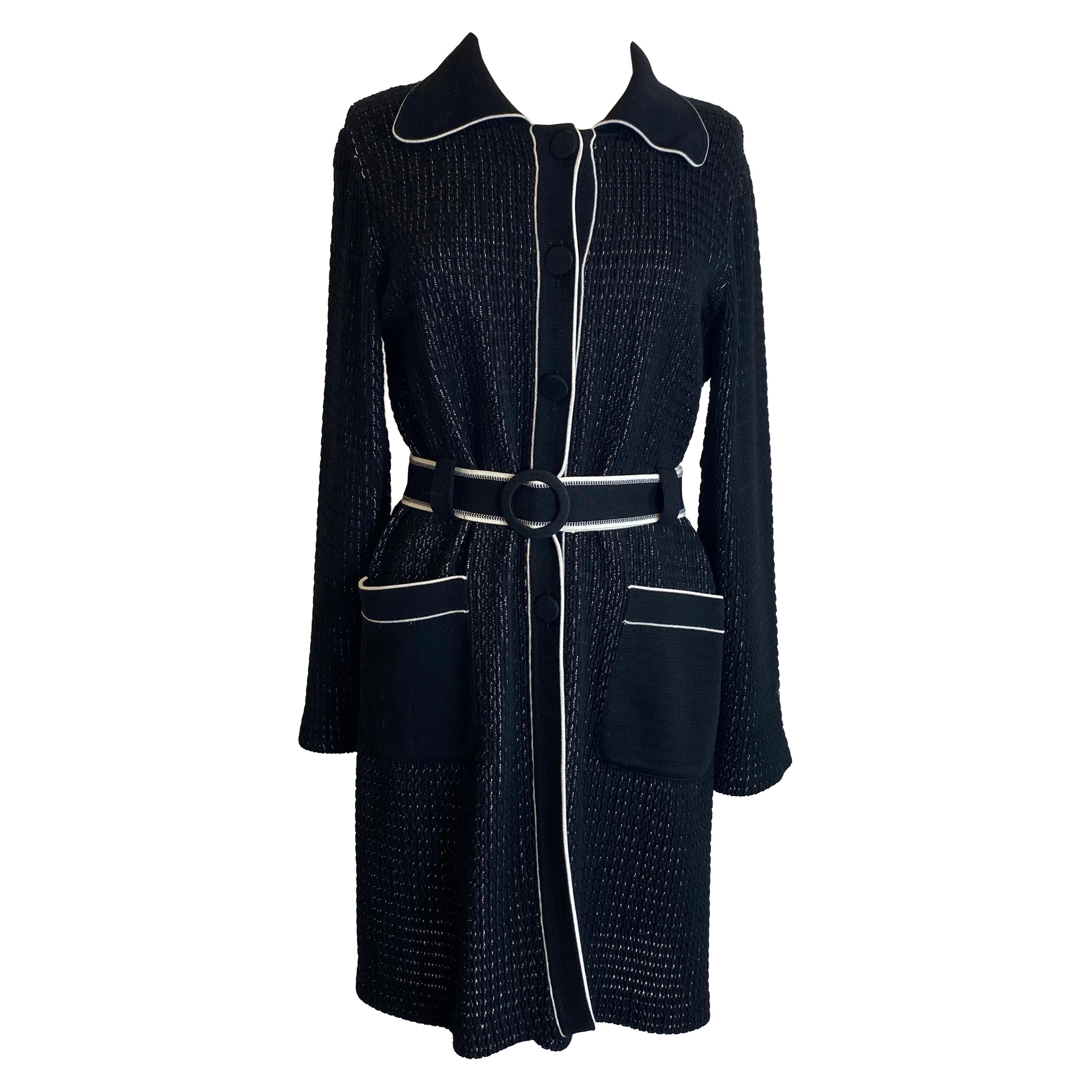 Trench Missoni in bianco e nero in vendita