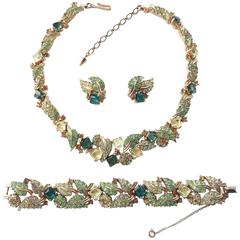 Magnificent Marcel Boucher 3 pieces parure, 1960s 5