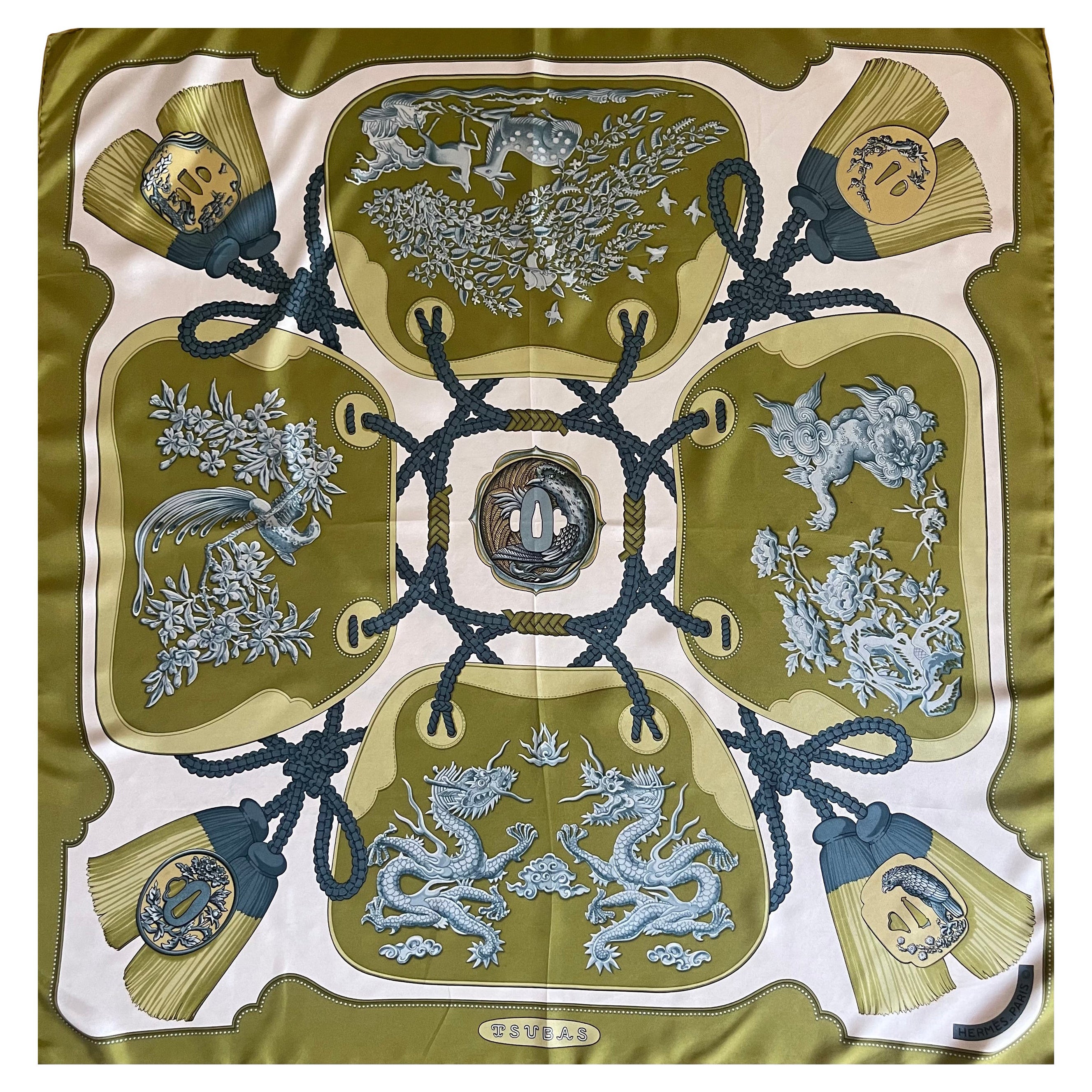Foulard Hermès  "Stubas" 1991