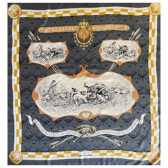 Vintage Hermès Silk Scarf "Louveterie Royal" 1961