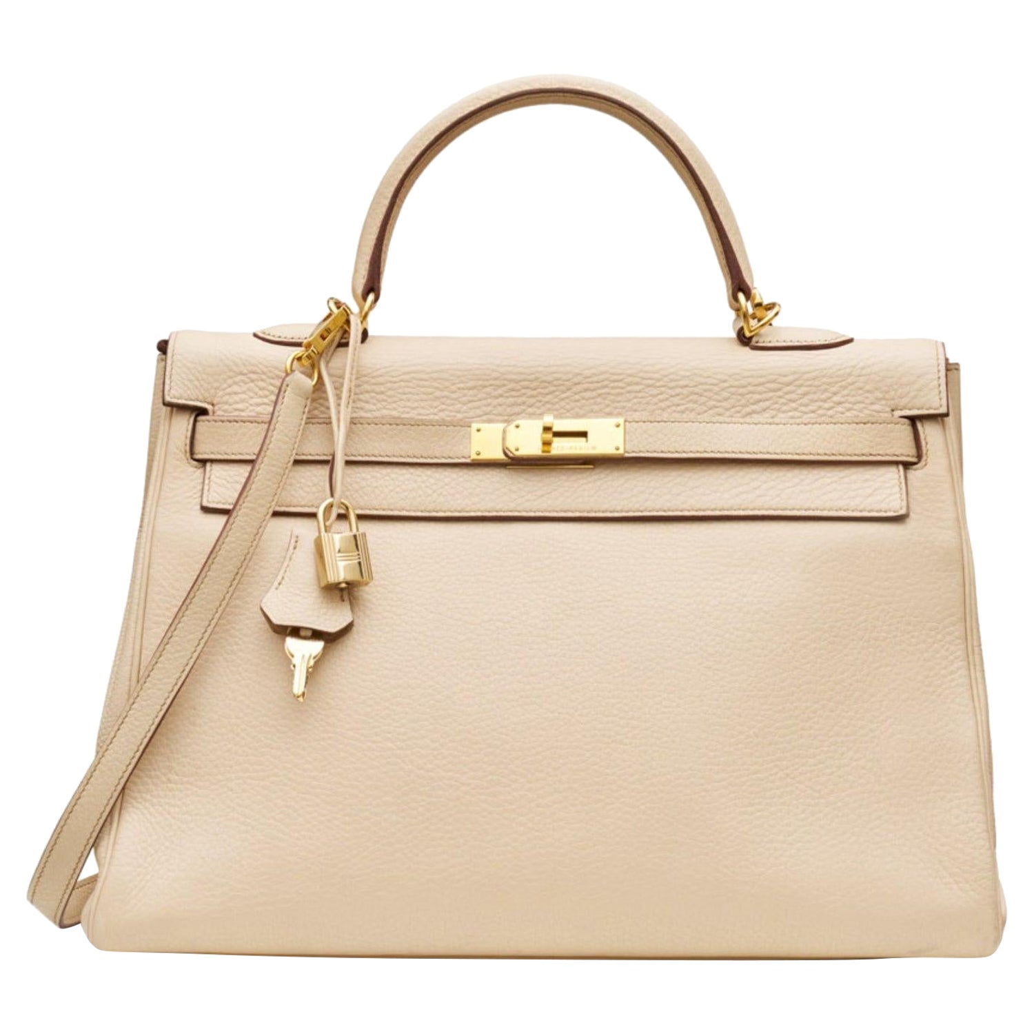 Kelly 35 Beige Togo GHW im Angebot