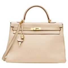 Kelly 35 Beige Togo GHW