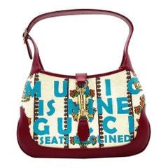 Gucci Jackie 1961 Centennial 100 Year Special Edition in pelle borgogna con canv.