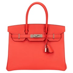 Hermes Birkin 30  Rose Jaipur Epsom Bag