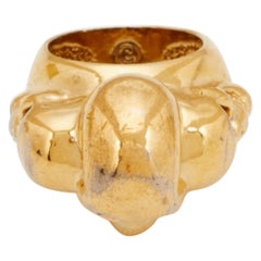 McQ Alexander McQueen Bague multi-crânes en or Taille 50