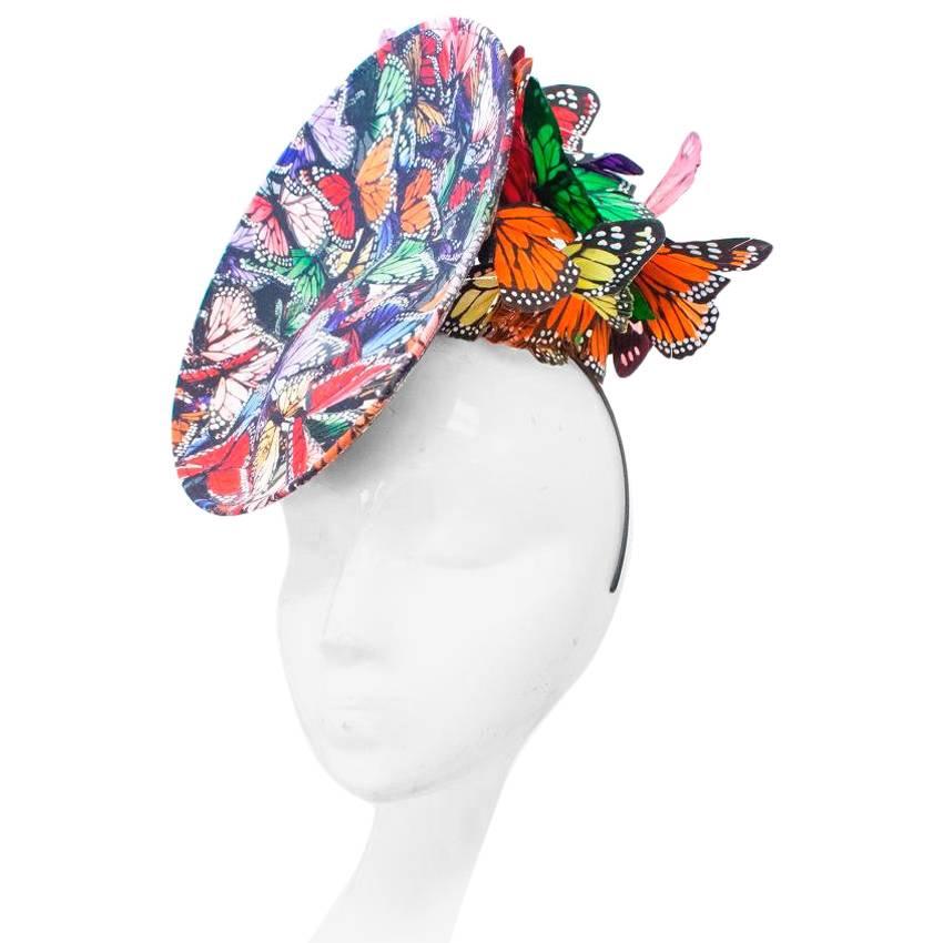 Philip Treacy Butterfly Fascinator Hat  For Sale