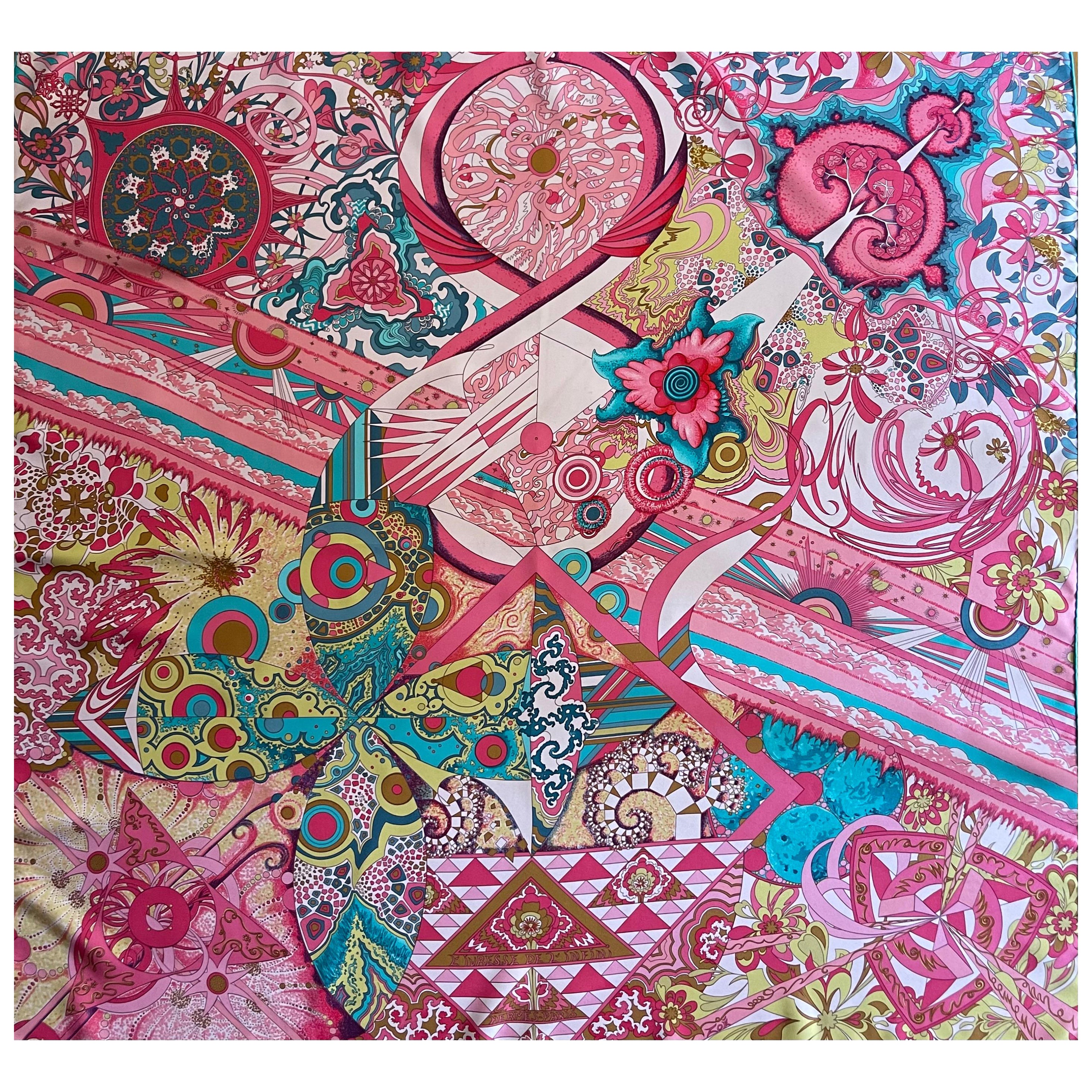 Sciarpa di seta Hermès "L'Ivresse De L'Infini" 2011 in vendita