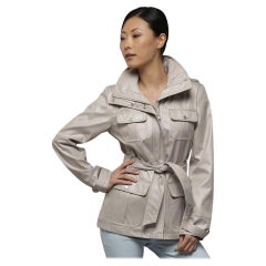 New With Tags Kenneth Cole Reaction Beige Rain Jacket Coat  Size: XS