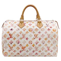 Louis Vuitton Speedy 35 Monogram Watercolor Pink Handbag Richard Prince 2008