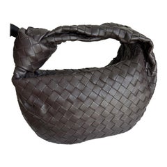 Bottega Veneta Teen Jodie Fondant Dark Chocolate Brown Leather