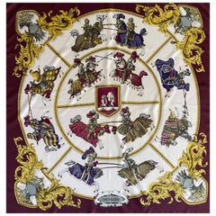 Hermès Seidenschal "Chevalerie" 1967