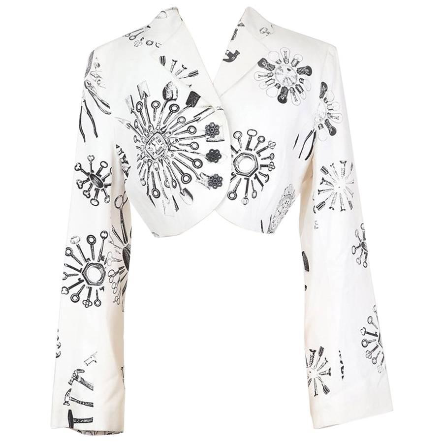 Todd Oldham Ray Print Bolero Jacket, Spring 1994
