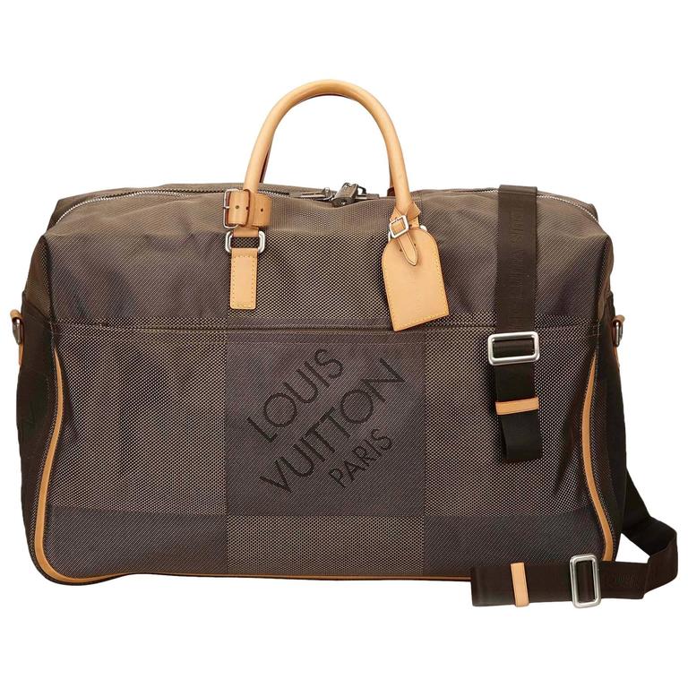 Louis Vuitton Brown Damier Geant Albatros Duffel Bag For Sale at 1stdibs