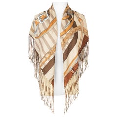 Hermès cashmere foulard 'Coaching'
