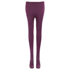 PAN-T-BOOTS c.1960's Plum Purple Leggings Pant Boots Size 6 - 7 M 12